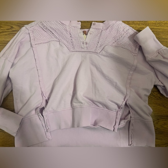 Anthropologie Pilcro loose fit cut blouse small eyelet - Picture 5 of 6